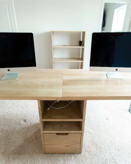 desk with comp